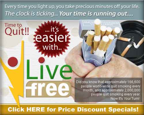 Live longer life without cigarettes